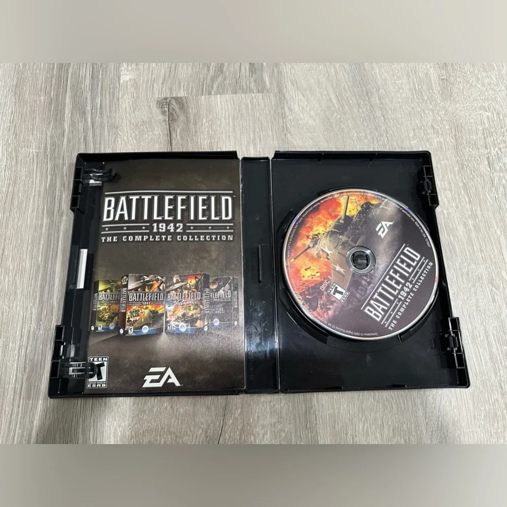D2 Battlefield 1942 The Complete Collection PC 2005 8 Discs with Manual CD-ROM